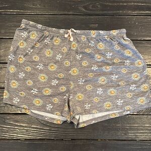 Life Is Good Gray and Yellow Athletic Shorts